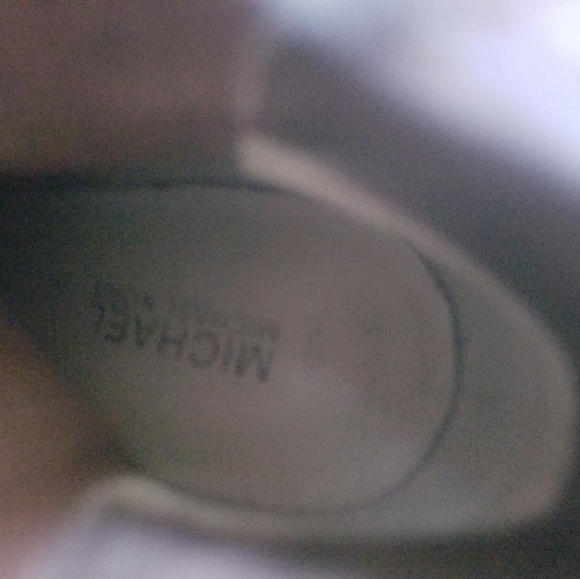 Michael Kors leather wedge booties. Size 10 M - Picture 3 of 4